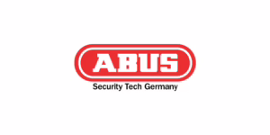 ABUS Logo – Sicherheitslösungen für Unternehmen zur Absicherung von Standorten, Daten und Infrastruktur