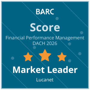 BARC Score FPM DACH Badge LucaNet Financial Performance Management