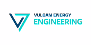 Vulcan Energy Logo – nachhaltige Lithium- und Energiegewinnung für Industrie und Elektromobilität