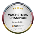 Qualitätssiegel und Auszeichnungen von Consize als LucaNet Premium Partner
