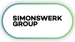 SIMONSWERK Logo – Hersteller von Bandsystemen und Türscharnieren für Bau und Industrie